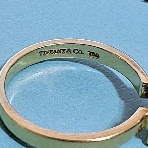 🧧SOLD🎋 RARE Tiffany & Co. Sugar Stack 18k Paloma Picasso Blue Chalcedony Ring - Picture 2 of 5